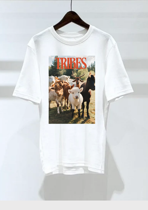 【TEN】　HAPPY VEGANシリーズ　TRIBES TシャツB