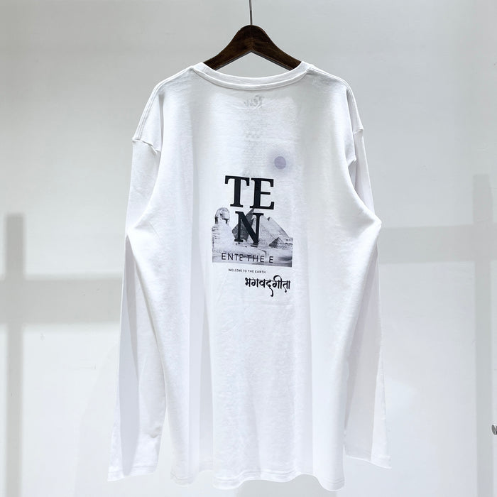 【TEN】welcome to the EARTHシリーズ　SouvenirTシャツ オーガニックコットン/バックプリント