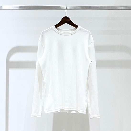 【TEN】ユニセックス10年ロングTシャツ　オフホワイト　オーガニックコットン