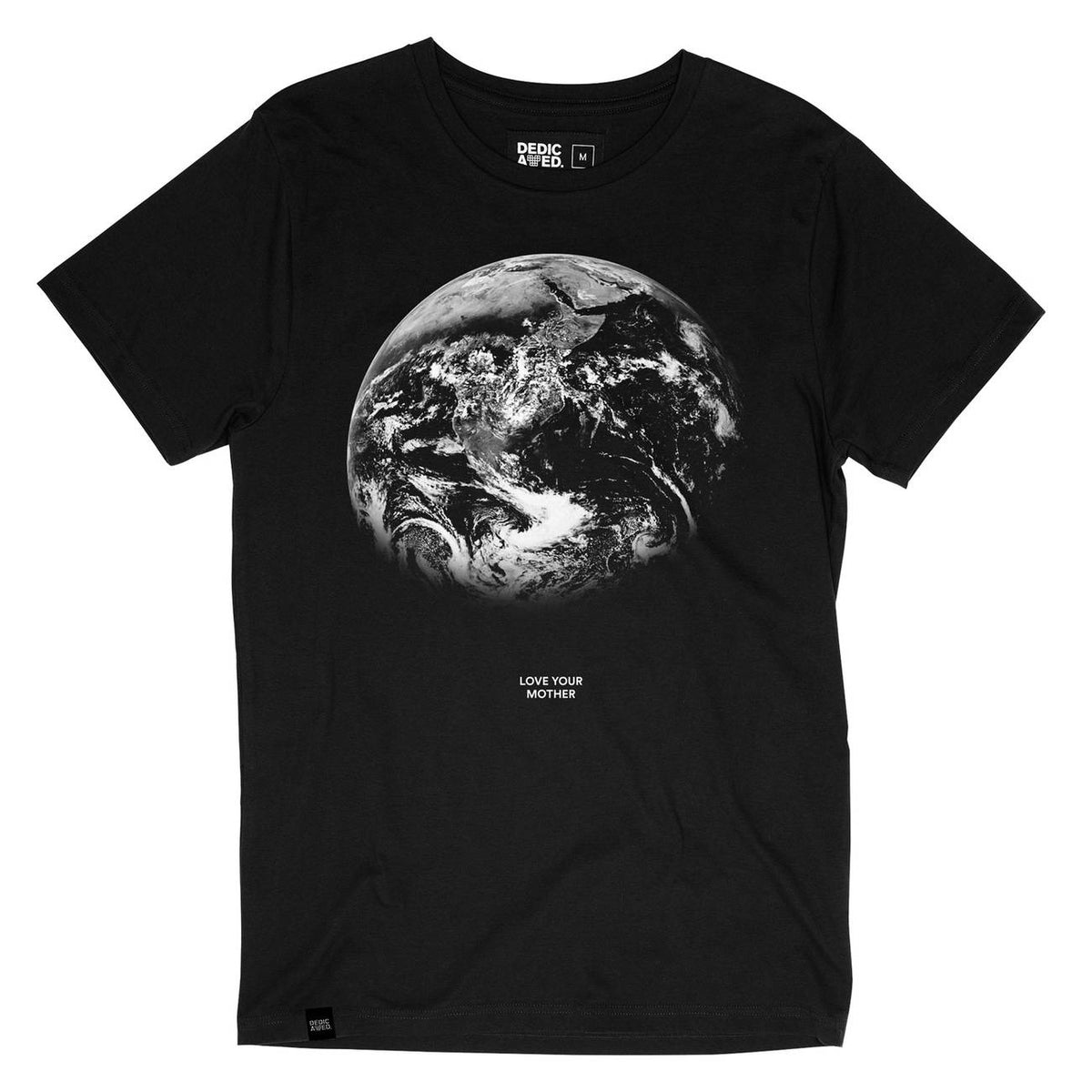 エシカル】【サステナブル】Tシャツ DEDICATED | 地球のプリントが特徴